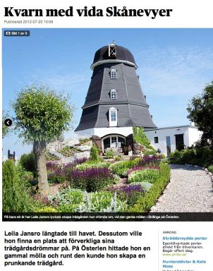 Reportage i DN Bostad, 2012-07-20